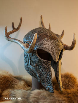 Skyrim female Ancient Nord Helmet 3/4