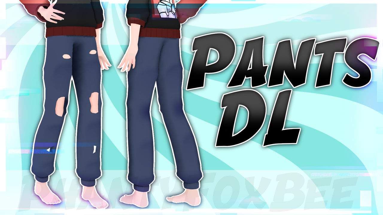Mmd Ripped Jeans MMD Pants (FREE DOWNLOAD) by fyfynttsu on DeviantArt