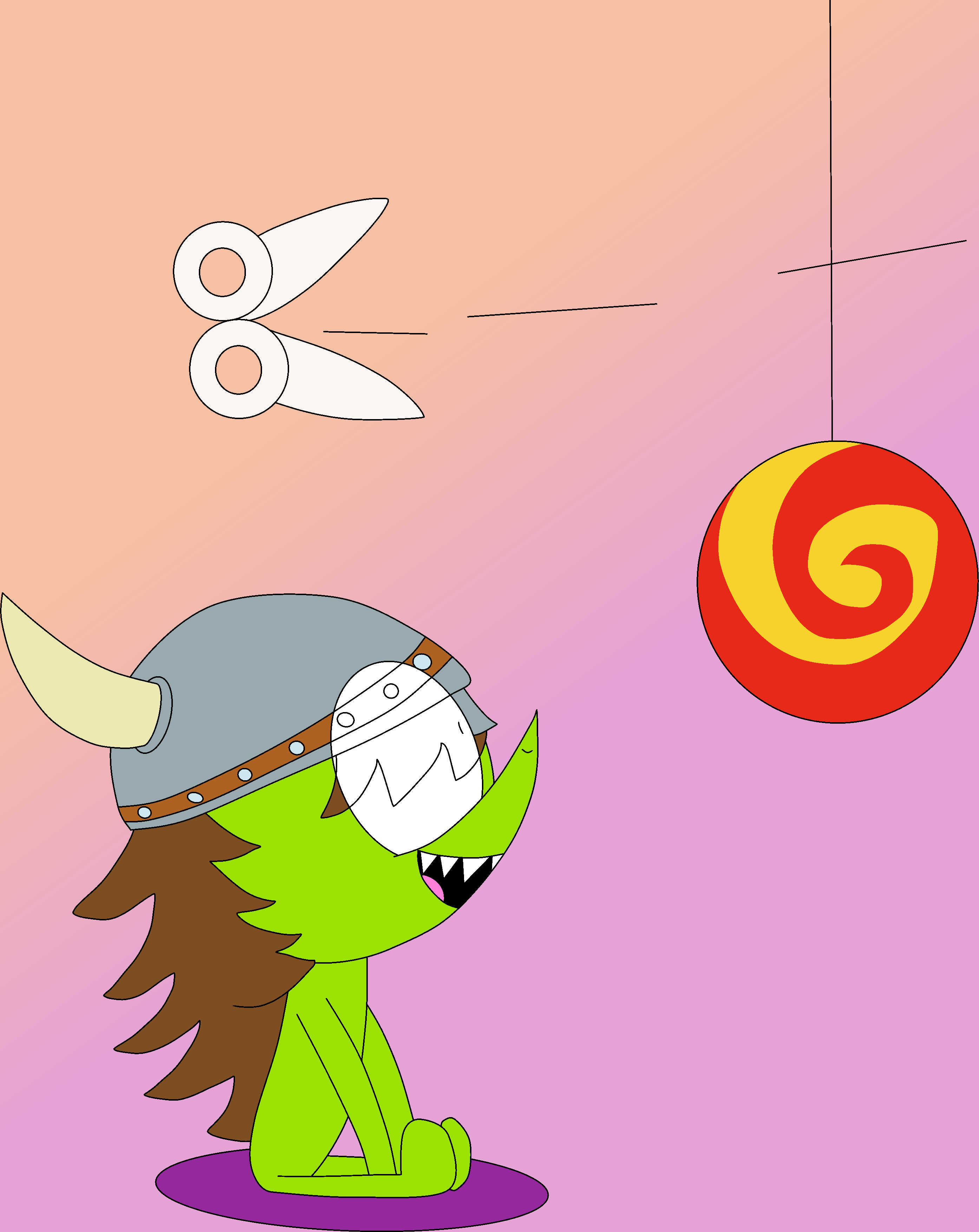 me in cut the rope time travel pt 1 by maddiethecat on DeviantArt