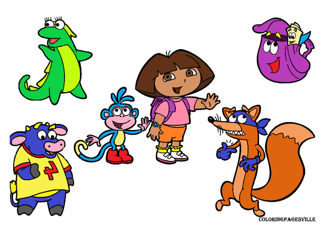 Dora For Color Dora Coloring by Epicdoraseries on DeviantArt