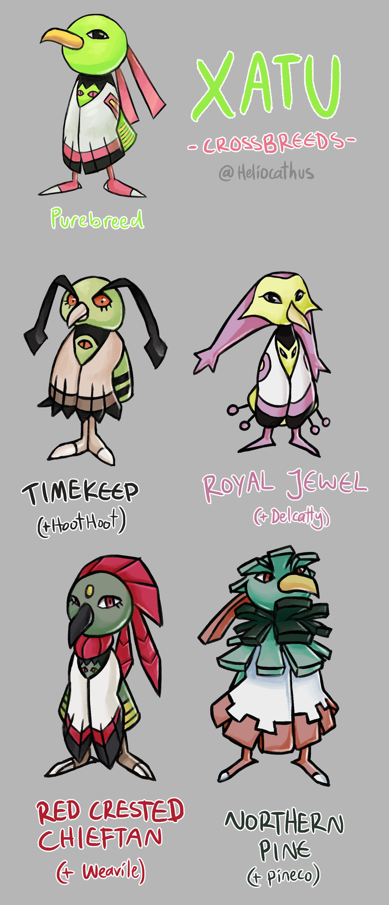 xatu crossbreeds