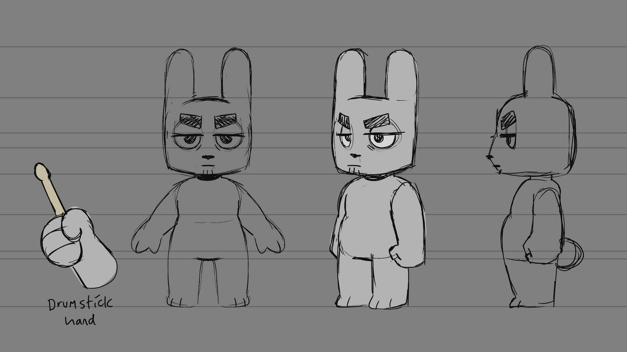 Rob Rabbit modelsheet by Heliocathus on DeviantArt