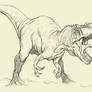 Allosaurus sketch