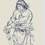 Homage to Frazetta and Buscema