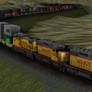 [DL]SD40-2 and Double stack car