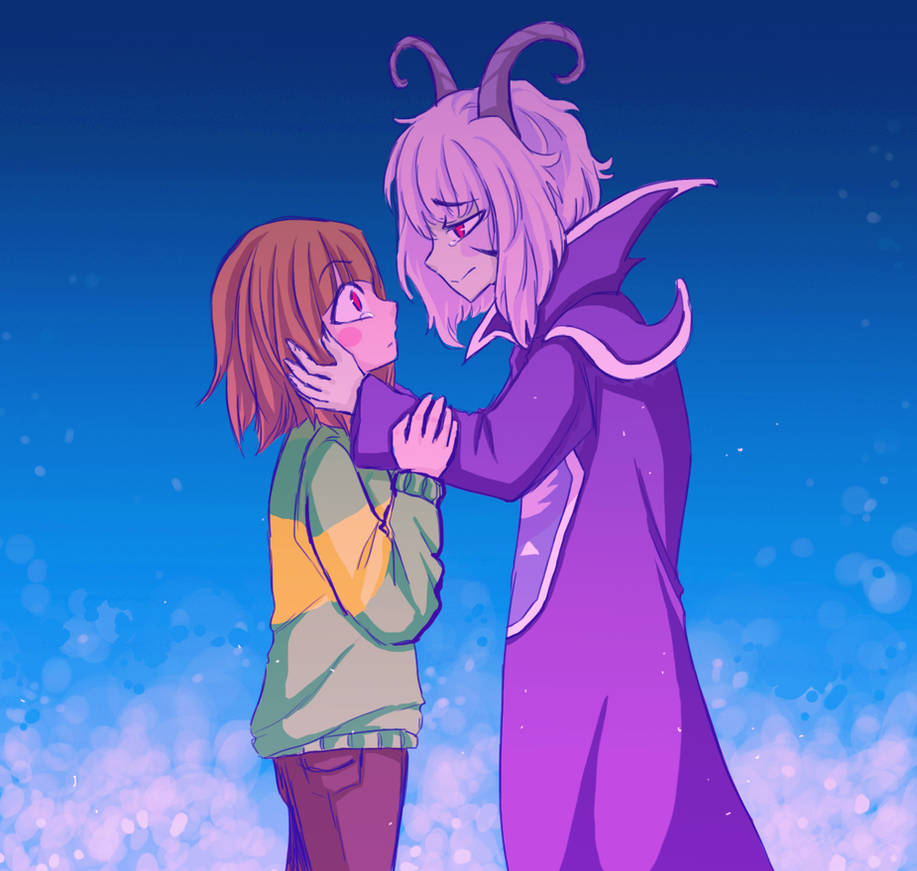 Undertale: Chara and Asriel 02 by SweetJiJiSama on DeviantArt