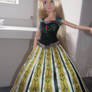 Frozen Anna's  coronation dress on Rapunzel