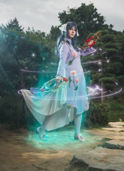 Warrior of Light Dancer cosplay Final Fantasy XIV