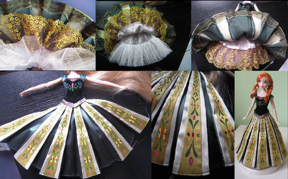 Anna's coronation dress detail - Frozen