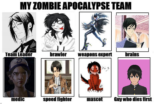 My Zombie Apocalypse Team