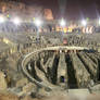 Colosseum at night, Inside