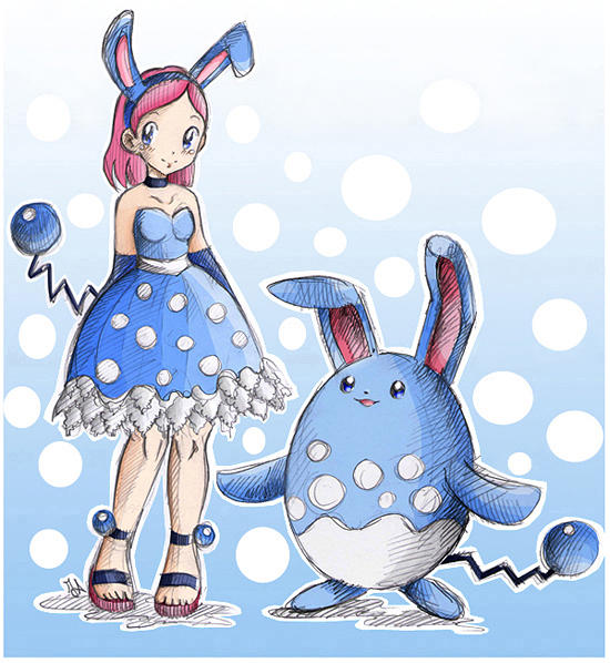 Azumarill Fanart Azumarill by dragonfly-world on DeviantArt