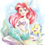 Ariel and Flounder