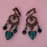 Heart Chandelier Earrings