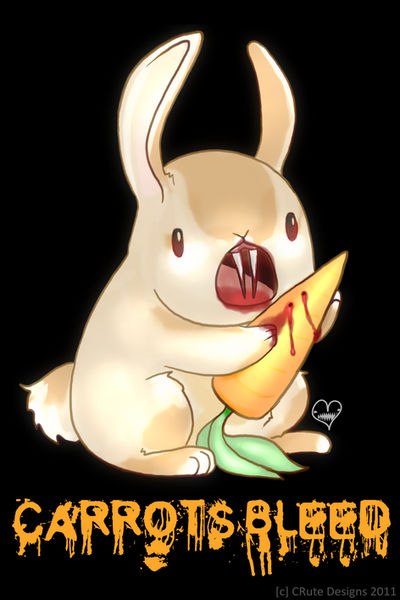 Vampire Yellow Rabbit Vampire Bunny by CRute on DeviantArt