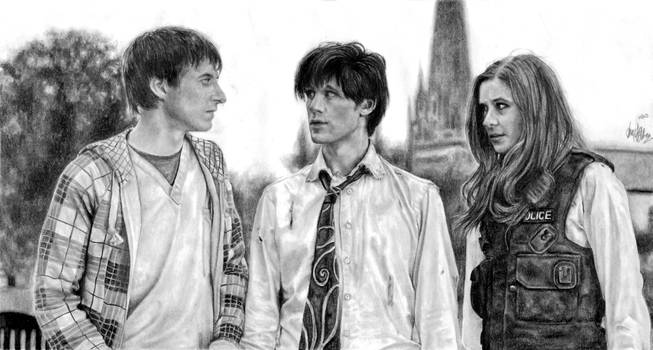 The Doctor, Amy, Rory