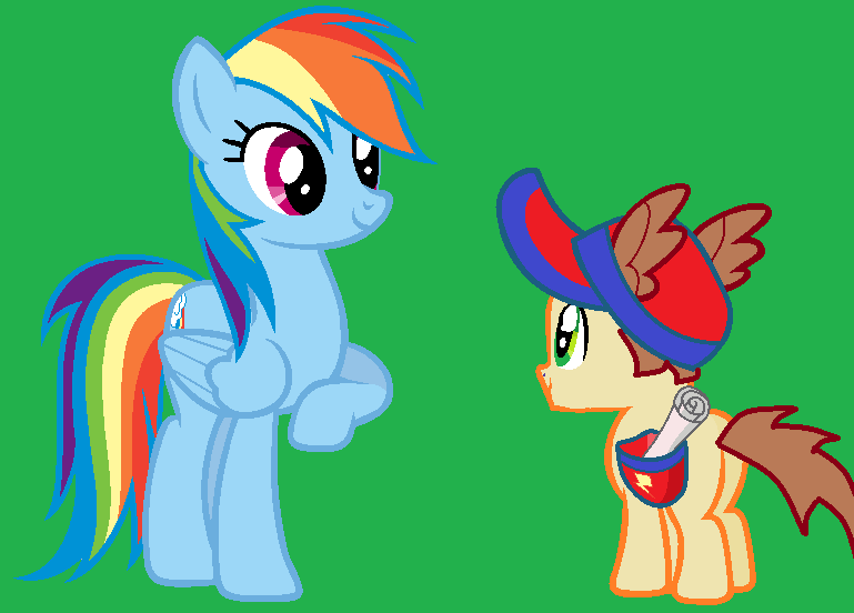 Filly Gamer with Rainbow Dash, Inspiration