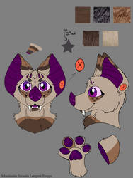 Amber the Bat fursuit reference!