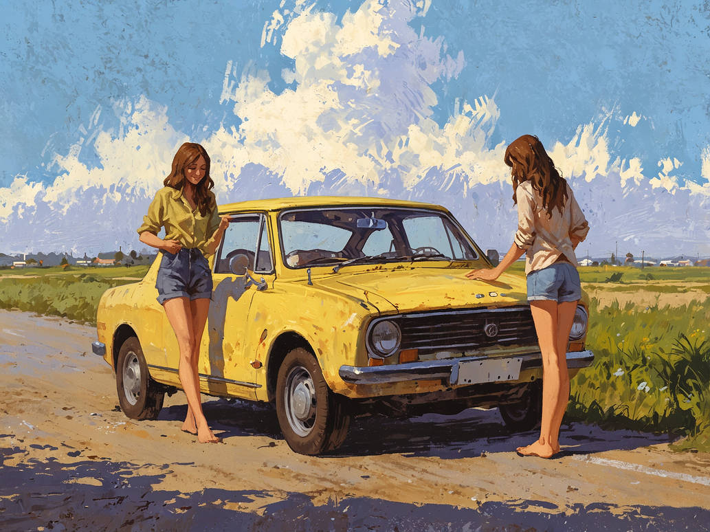 Deviantart Woman Car Car girl 175 by HappyDaysForever1945 on DeviantArt