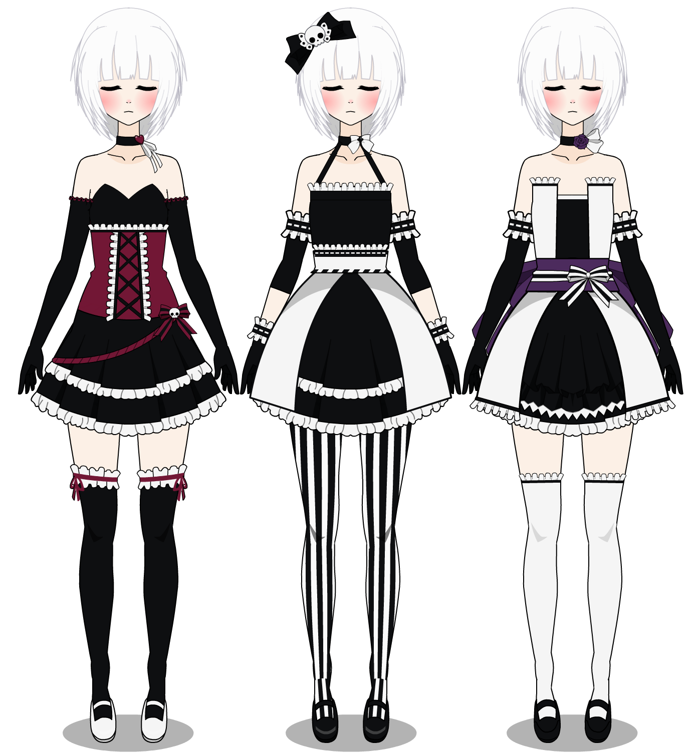 Formal Dresses ( Gothic Version )