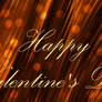 Happy Valentine's Day. Sparkling stars. GIF