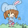 Cute chibi bunny girl