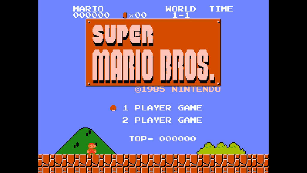 Super Mario Bros. Start Screen 1920x1080 by azraelhellfire666 on DeviantArt