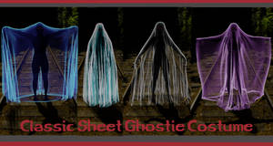 Elvs Classical draped sheet ghostie set