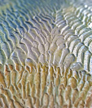 Multidimensional Relief Mural At Sunrise!