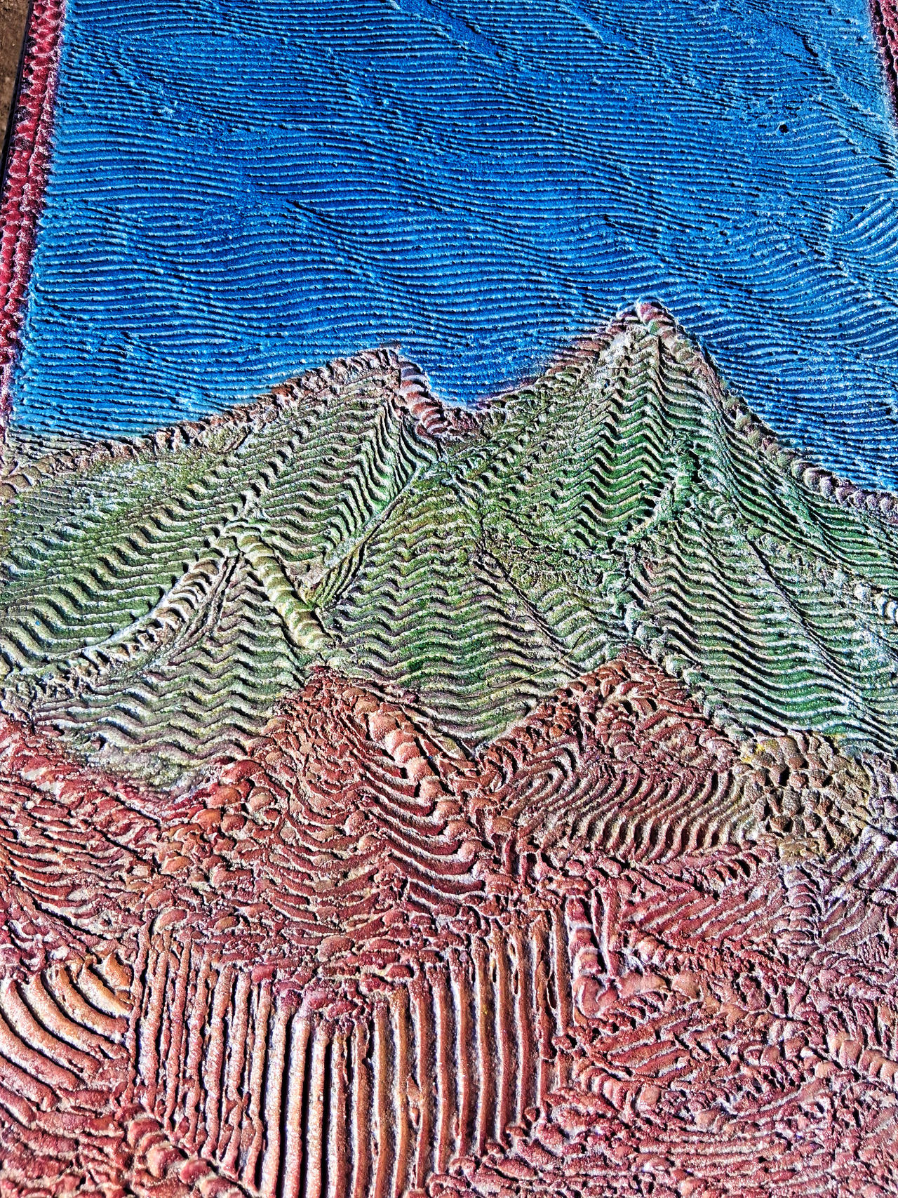 Portal Tiny Homes in Landscape Relief Painting