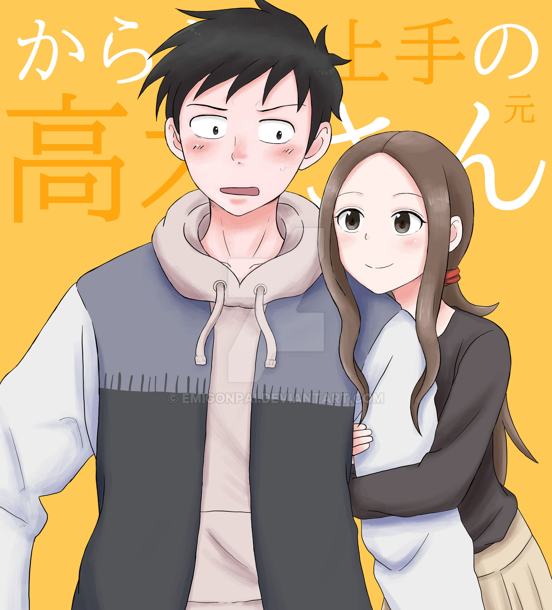 ART] Karakai Jouzu no Takagi-san Final Chapter Announcement Art by