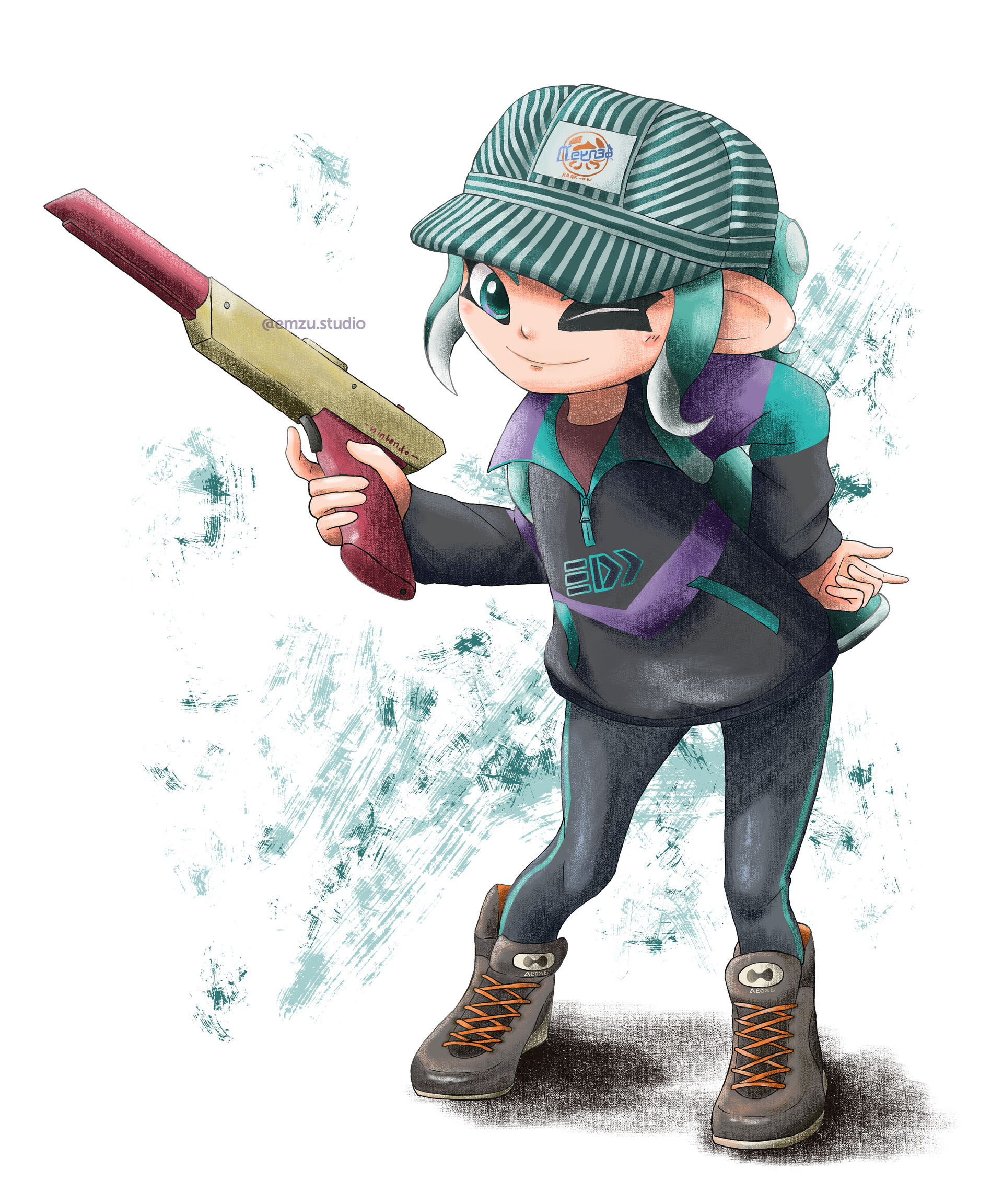 Splatoon 2 Octoling illustration by Emigonpai on DeviantArt