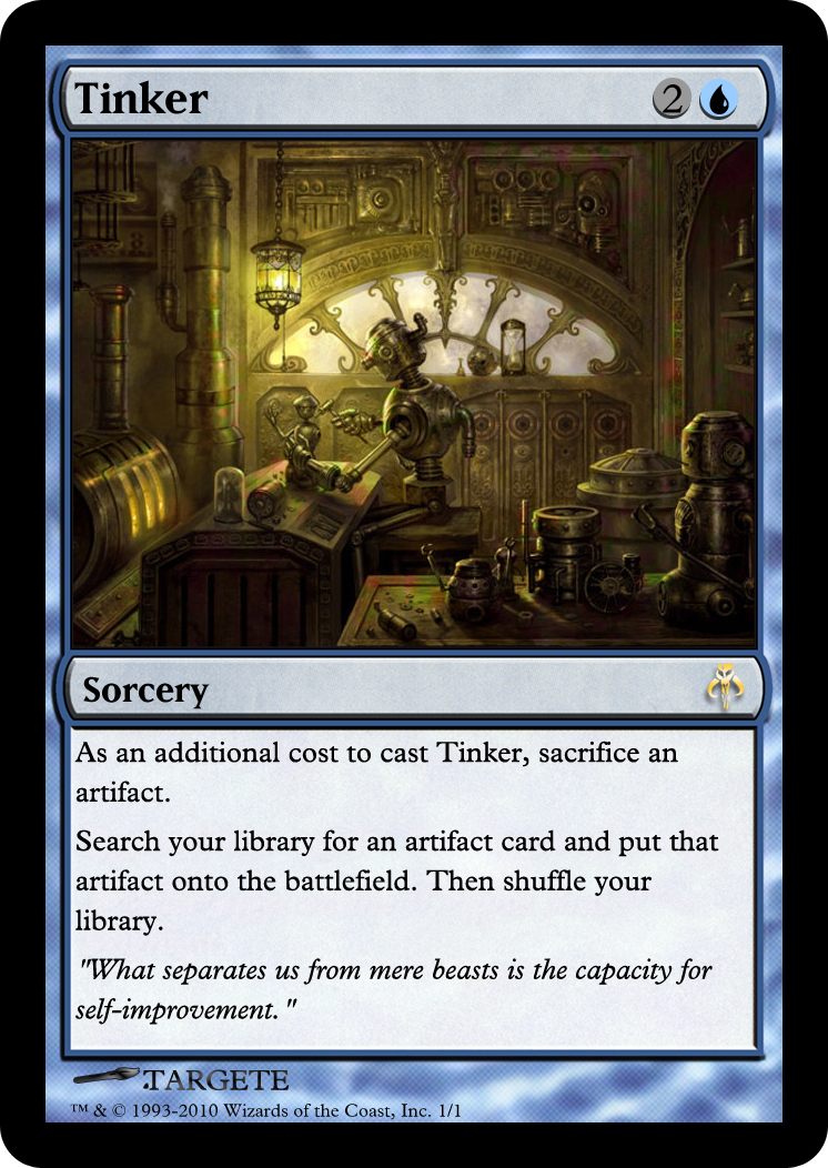 Magic Tinker Tinker Alternate Art MTG Card by dodgeimagery on DeviantArt