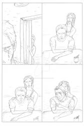 Gone, page eight penciled