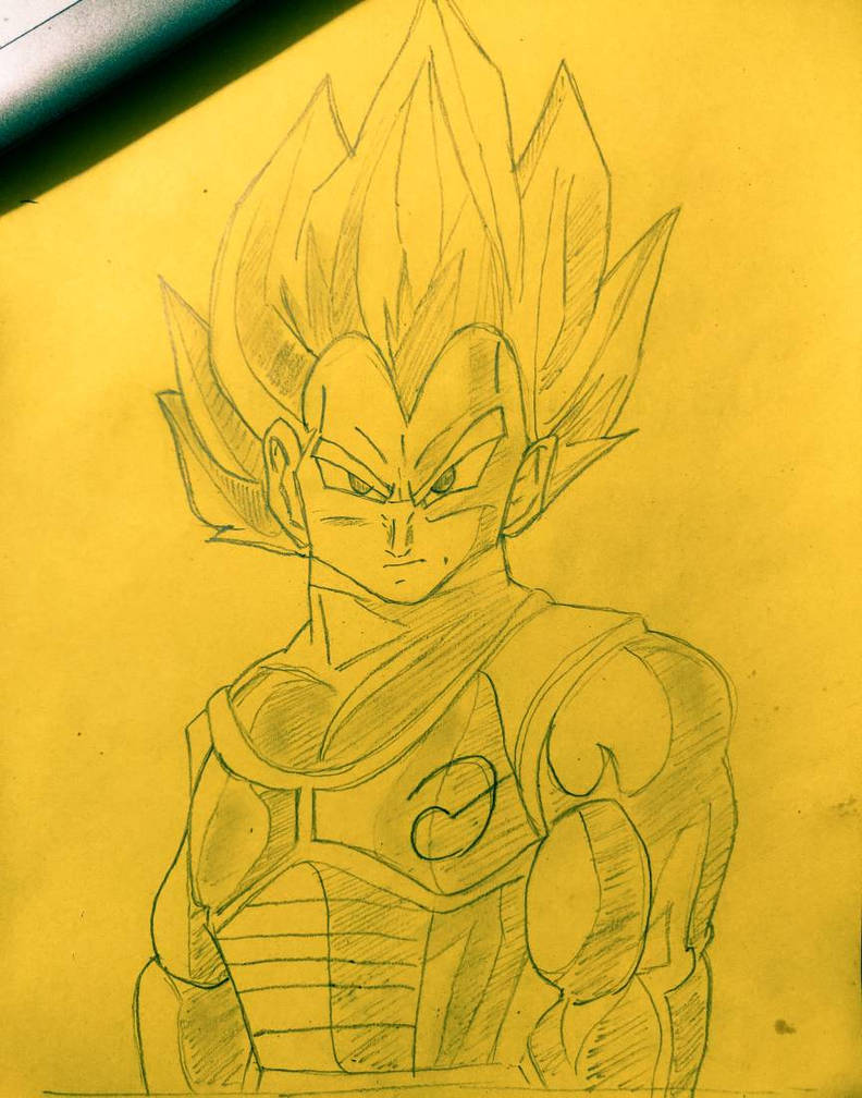 Vegeta Pencil Sketch A4 By Spanesar91 On DeviantArt vegeta-pencil-sketch-a4-by-spanesar91-on-deviantart