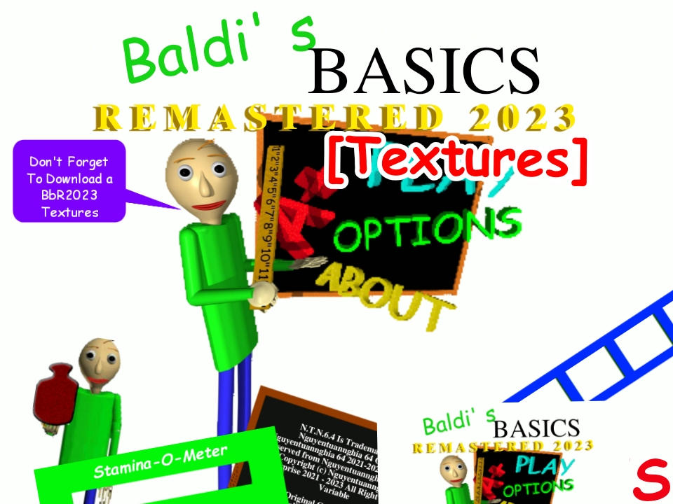 Baldi Shading Baldi Basics Remastered 2023 Textures by tuannghia1999 on DeviantArt