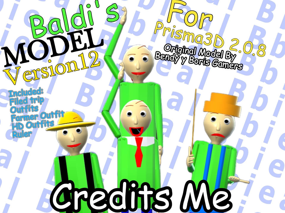 Baldi Model V12 by tuannghia1999 on DeviantArt