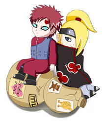 Deidara X Gaara