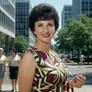 Woman downtown - 1960s