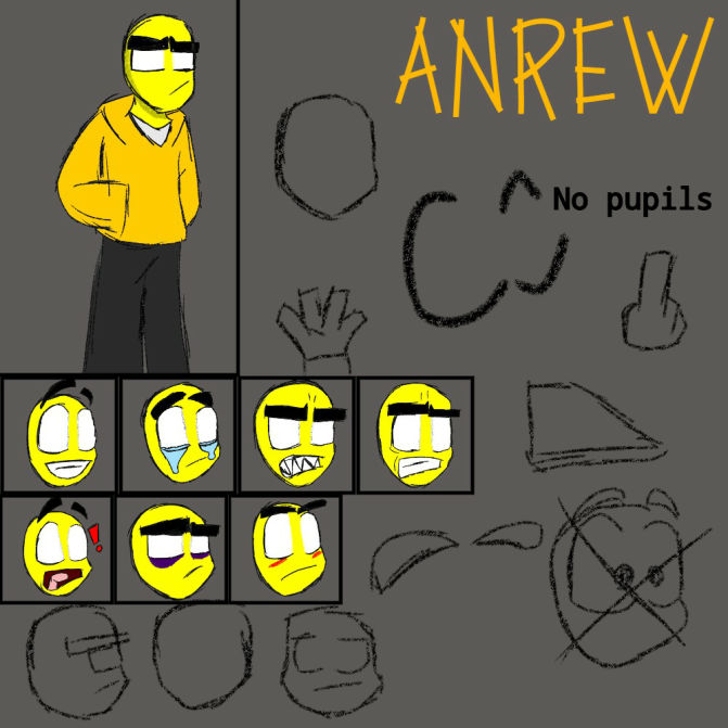 Character sheet by AndrewDrawzstuff on DeviantArt