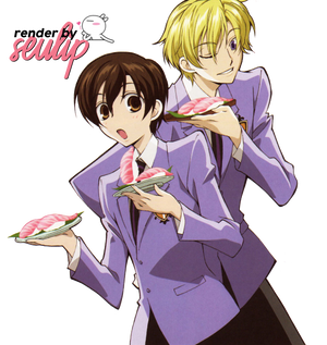 OHSHC - Tamaki and Haruhi Render