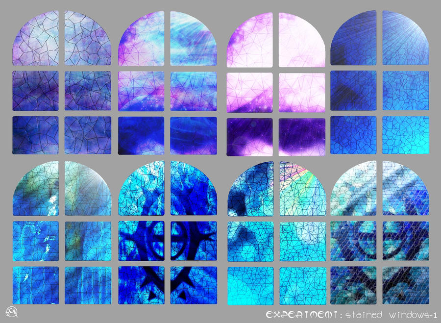 Digital Art -stained windows