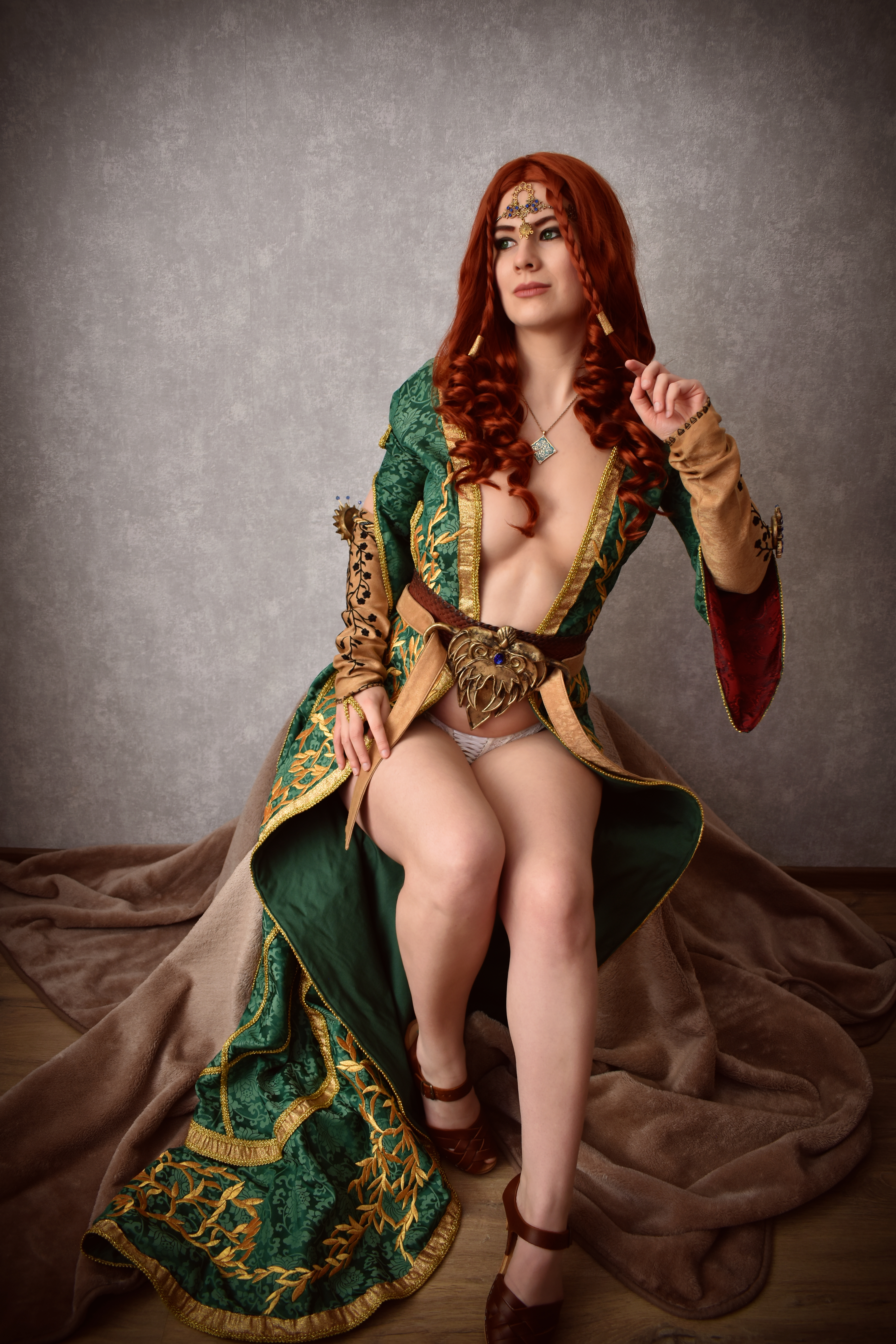 Cosplay sexy triss The Witcher: