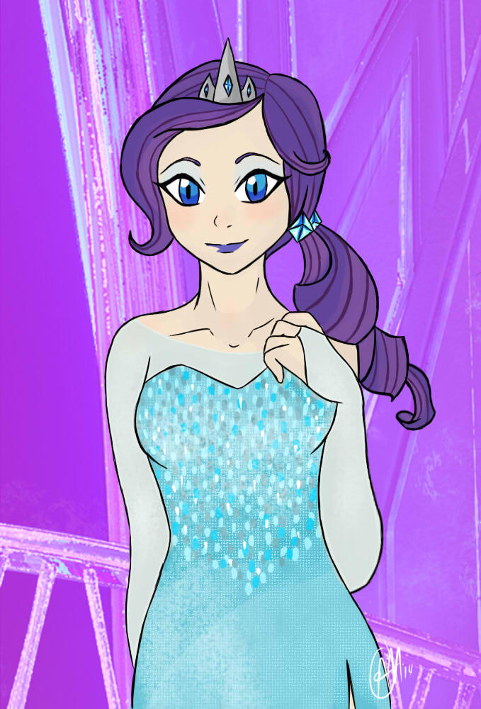 Snow Rarity Deviantart Rarity the Snow Queen by MevrouwRoze on DeviantArt