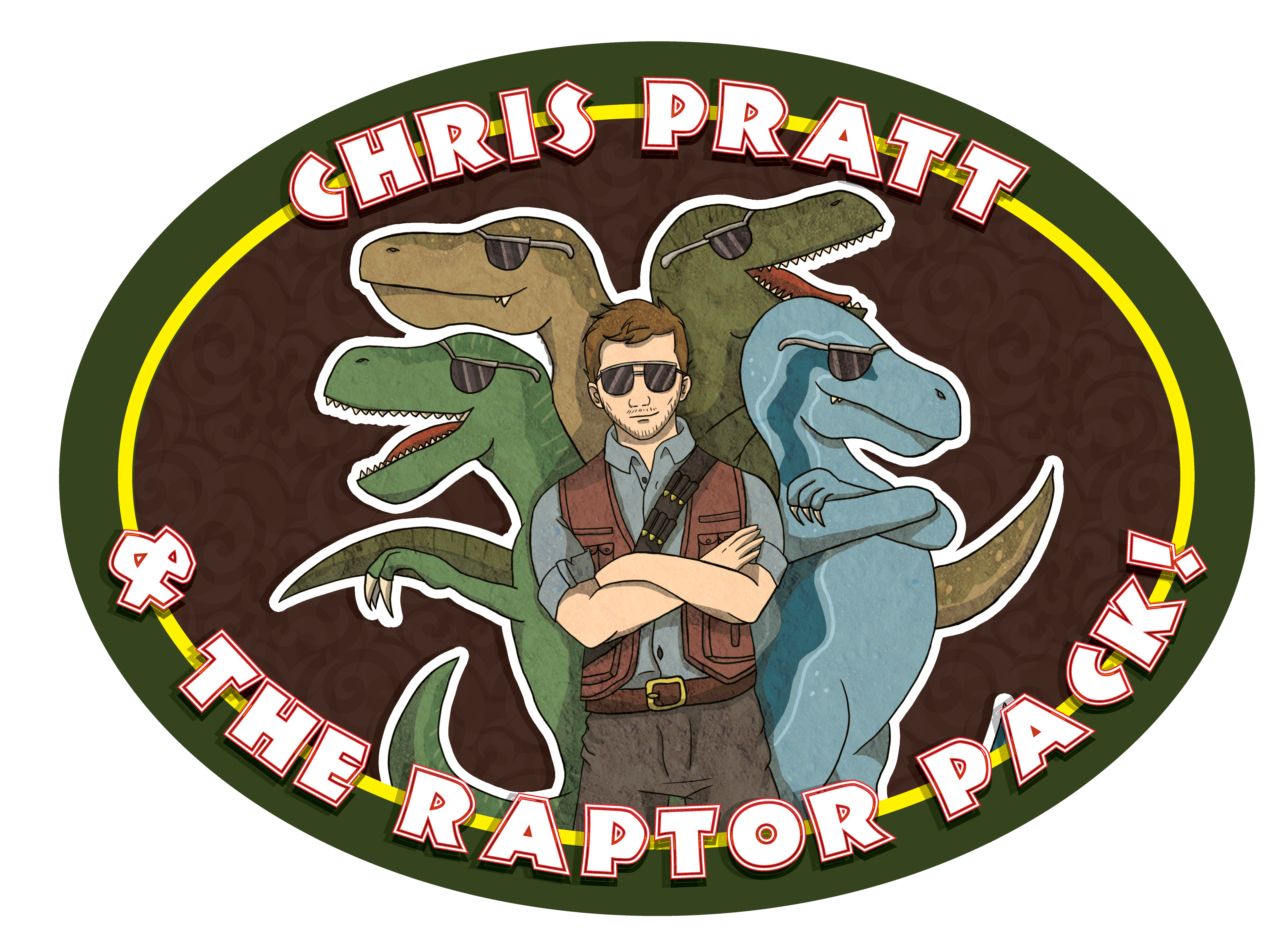 Chris Pratt and the Raptor Pack