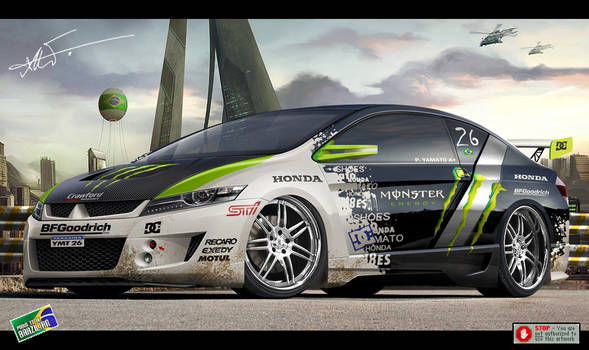 Honda City Monster Energy