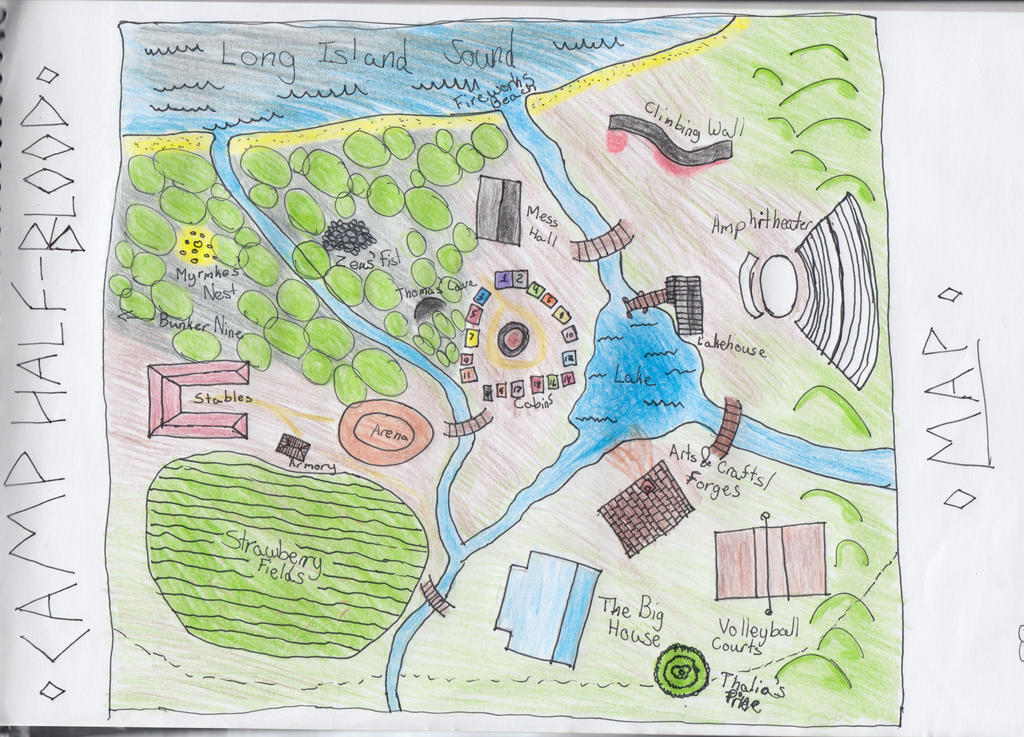 Camp HalfBlood Map by KeelyZ on DeviantArt