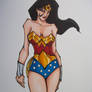 wonder woman - copic markers
