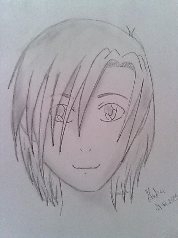 Anime boy -drawing-