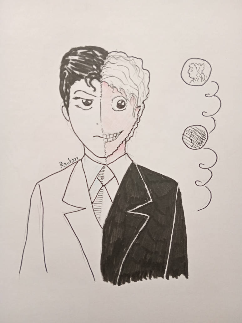 Two-Face by Raukarr on DeviantArt